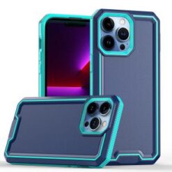 iP15 Pro Max Rank Tough Strong Modern Fused Hybrid Case Cover - Blue