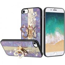 iPhone 16E / SE4 SPLENDID Diamond Glitter Ornaments Engraving Case Cover - Enchanted Butterfly P