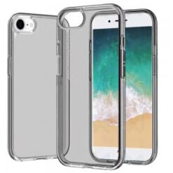 iPhone 16E / SE4 Sturdy Ultra Thick 3mm Transparent Hybrid - Smoke