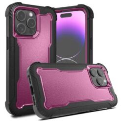 iP15 Pro Max Sturdy Think 3in1 Tough Hybrid - Burgundy