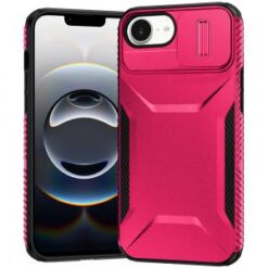 iPhone 16E (E edition) / SE4 (2025) Ultimate U Design Hybrid with Camera Window Covering - Hot P