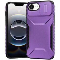 iPhone 16E (E edition) / SE4 (2025) Ultimate U Design Hybrid with Camera Window Covering - Purpl