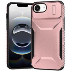 iPhone 16E (E edition) / SE4 (2025) Ultimate U Design Hybrid with Camera Window Covering - Rose