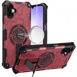 For Samsung Galaxy A07 CD Texture Design Magnetic Car Mount Friendly HQ Hybrid - A