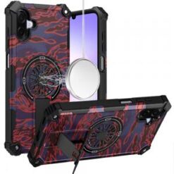 For Samsung Galaxy A07 CD Texture Design Magnetic Car Mount Friendly HQ Hybrid - F