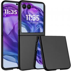 Motorola Razr+ Plus 2024 Flip Snap On Premium Matte Finish Case Cover - Black