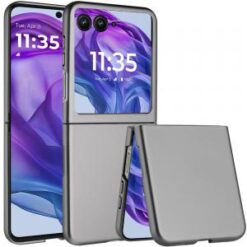 Motorola Razr+ Plus 2024 Flip Snap On Premium Matte Finish Case Cover - Gray
