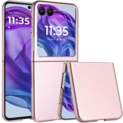 Motorola Razr+ Plus 2024 Flip Snap On Premium Matte Finish Case Cover - Rose Gold