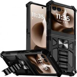 Motorola Razr+ Plus 2024 Machine Design Hybrid with Kickstand - Black