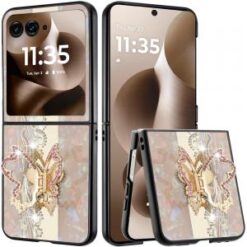 Motorola Razr Ultra 2025 SPLENDID Diamond Glitter Ornaments Engraving Case Cover - Enchanted But