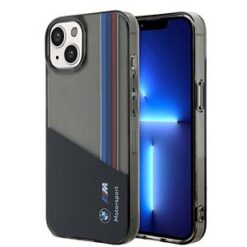 iPhone 14 - BMW HC MOTORSPORT IML VERTICAL STRIPES - Black (BMW#161)