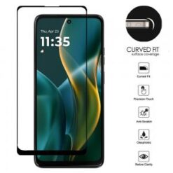 For Moto G 5G 2025/2026 - G Play 2026 - Bulk White Paper Card Package Black edged Tempered Glass (Bl