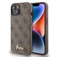 iPhone 14 - GUESS HC US PU 4G SCRIPT LOGO - Brown (GUESS#160)