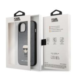 iPhone 13 - KARL HC SAFFIANO IK PIN - Silver (KARL #99)