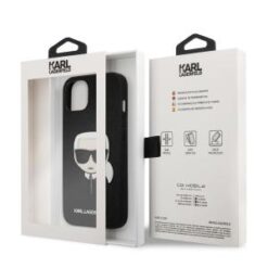 iPhone 13 - KARL HC PU SAFFIANO K HEAD - Black (KARL #97)