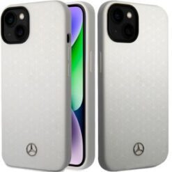 Apple iPhone 14 / iPhone 13 - (MB) -  HC SILICONE STAR LARGE WHITE (MERCEDES#58)