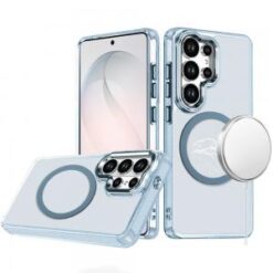 Samsung s26 Ultra Magnetic Circle Ring Transparent Premium Acrylic with Metal Buttons & Camera R