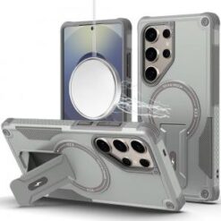 Samsung s26 Ultra Sturdy Bracket Kickstand Magnetic Hybrid - Grey