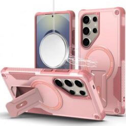 Samsung s26 Ultra Sturdy Bracket Kickstand Magnetic Hybrid - Pink