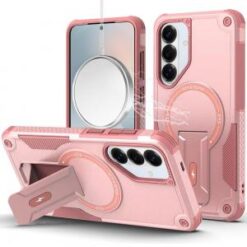 Samsung s26 Sturdy Bracket Kickstand Magnetic Hybrid - Pink