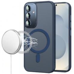 Samsung s26 Complete Protection HQ Hybrid with Metal Tempered Camera Glass - Blue