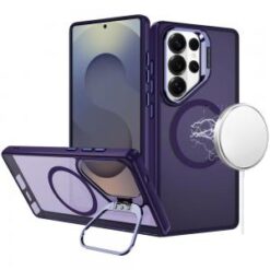 Samsung s26 Ultra Fearless Tough HQ Metallic Hybrid with Camera Ring Stand [Magnetic Circle] Cas