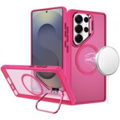 Samsung s26 Ultra Fearless Tough HQ Metallic Hybrid with Camera Ring Stand [Magnetic Circle] Cas