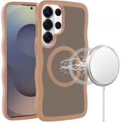 Samsung s26 Ultra Grip Hand Magnetic Ring HQ Hybrid - Coffee