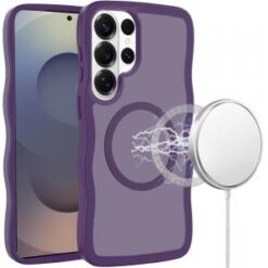 Samsung s26 Ultra Grip Hand Magnetic Ring HQ Hybrid - Dark Purple