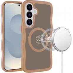 Samsung s26 Grip Hand Magnetic Ring HQ Hybrid - Coffee