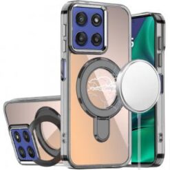 Moto G Stylus 5G 2026/2025 CHROME HQ Rotational Magnetic Ring Hybrid - Black