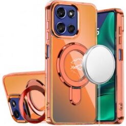 Moto G Stylus 5G 2026/2025 CHROME HQ Rotational Magnetic Ring Hybrid - Cosmic Orange