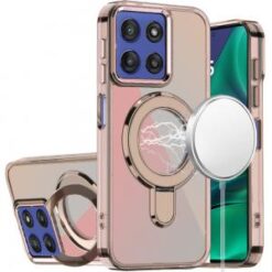 Moto G Stylus 5G 2026/2025 CHROME HQ Rotational Magnetic Ring Hybrid - Desert Titanium