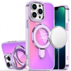 iPhone 13 Pro CHROME HQ Rotational Magnetic Ring Hybrid - Light Purple