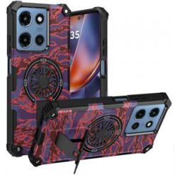 For Moto G 5G 2025/2026 - G Play 2026 - CD Texture Design Magnetic Car Mount Friendly HQ Hybrid - F