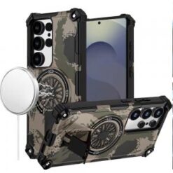 Samsung s26 Ultra CD Texture Design Magnetic Car Mount Friendly HQ Hybrid - B