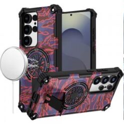 Samsung s26 Ultra CD Texture Design Magnetic Car Mount Friendly HQ Hybrid - F