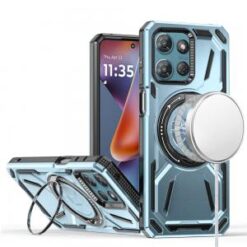 For Moto G 5G 2025/2026 - G Play 2026 - Loop Hybrid with [Magnetic Ring Circle] 360 degrees Rotation