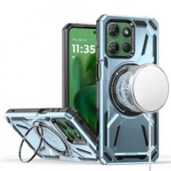 Moto G Power 2026/2025 Loop Hybrid with [Magnetic Ring Circle] 360 degrees Rotational Kickstand