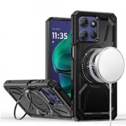 Moto G Stylus 5G 2026/2025 Loop Hybrid with [Magnetic Ring Circle] 360 degrees Rotational Kickst