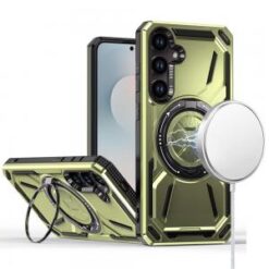 Samsung s26 Loop Hybrid with [Magnetic Ring Circle] 360 degrees Rotational Kickstand Case Cover