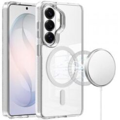 Samsung s26 PURE Transparent [Magnetic Circle] High Quality Ultra Thick Hybrid - Clear