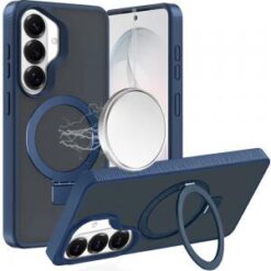 Samsung s26 Skin Touch Feel HQ [Magnetic Circle] Kickstand Hybrid - Blue