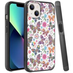 iPhone 13 Pro Premium Minimalistic Slim Tough ShockProof Hybrid Case Cover - Harmonious Butterfl