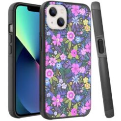 iPhone 13 Pro Premium Minimalistic Slim Tough ShockProof Hybrid Case Cover - Mystical Floral Boo
