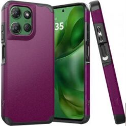 Moto G Power 2026/2025 (Original Series) Tough Strong Shockproof Hybrid in Slide-Out Package - D