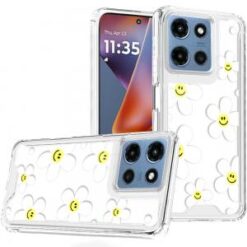 For Moto G 5G 2025/2026 - G Play 2026 - Beautiful TPU Designs Case Case - White Daisies with Yellow