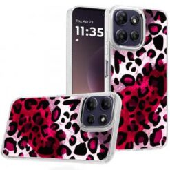 Moto G Power 5G 2026/2025 Beautiful Epoxy Designs With Chrome Metallic Edges Hybrid - 4