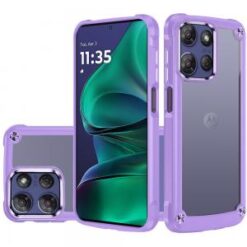 Moto G Stylus 5G 2026/2025 Ultimate CaseX Transparent Hybrid Case with Metal Buttons And Camera