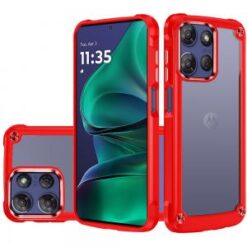 Moto G Stylus 5G 2026/2025 Ultimate CaseX Transparent Hybrid Case with Metal Buttons And Camera